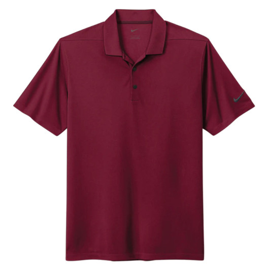 Nike Dri-Fit Micro Pique Mens Polos Maroon